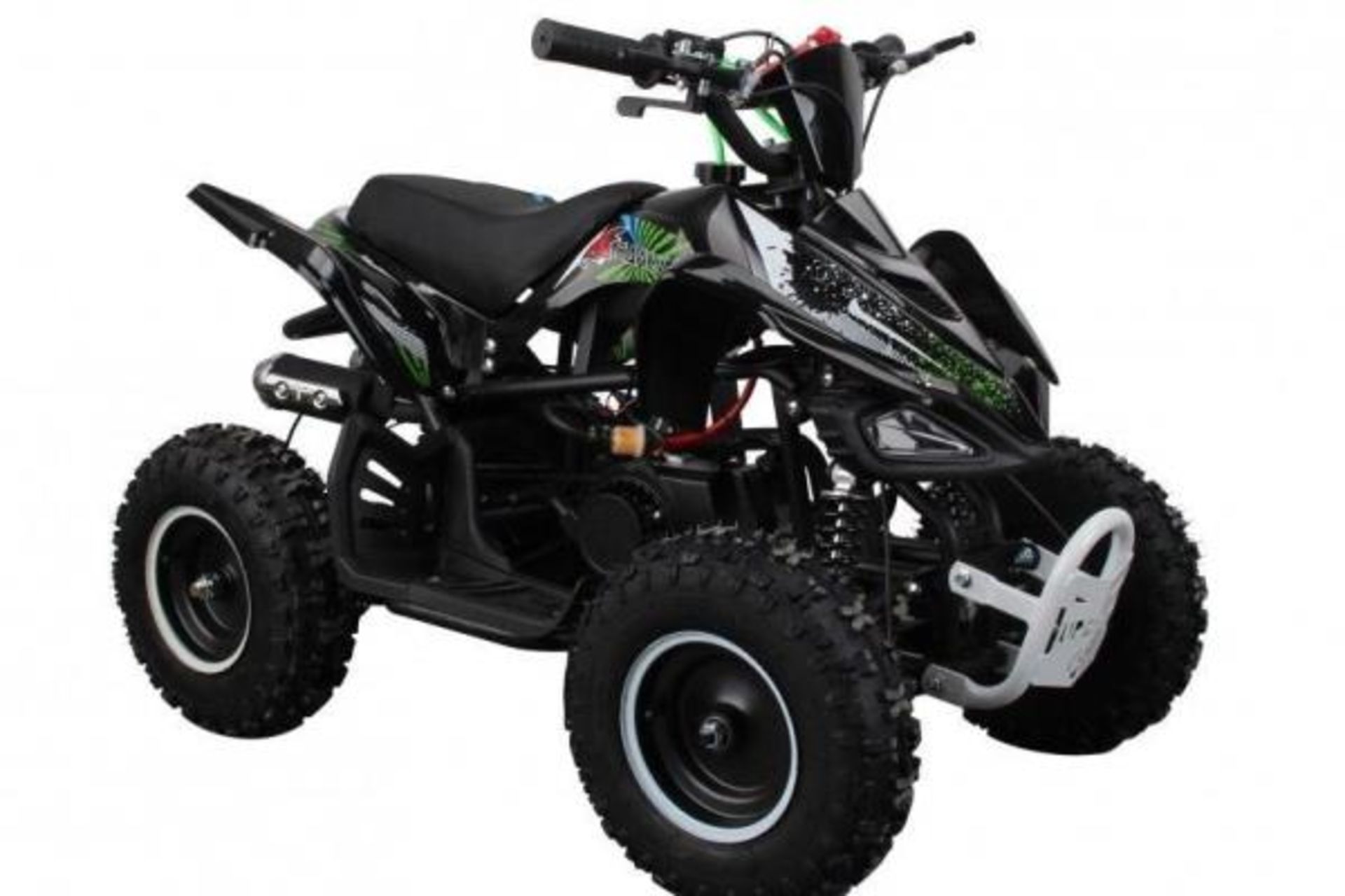 V Brand New 50cc Street Ninja Mini Off Road Petrol Quad Bike 2018 Model - Blue - Image 2 of 2