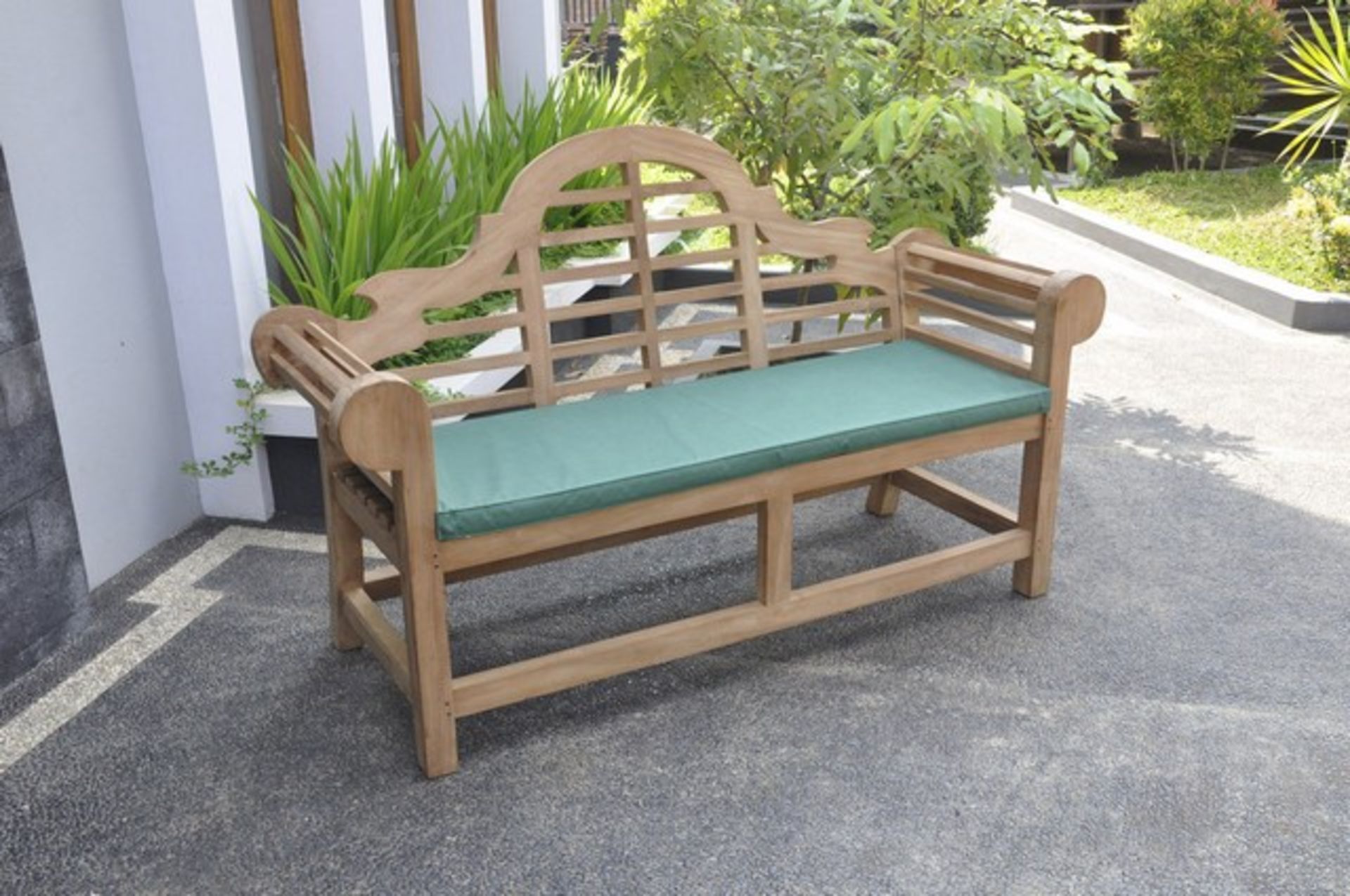 V Brand New Teak Marlborough Bench - 3 Seater - Made From Grade A Plantation Teak - Chic-Tech - Bild 3 aus 3