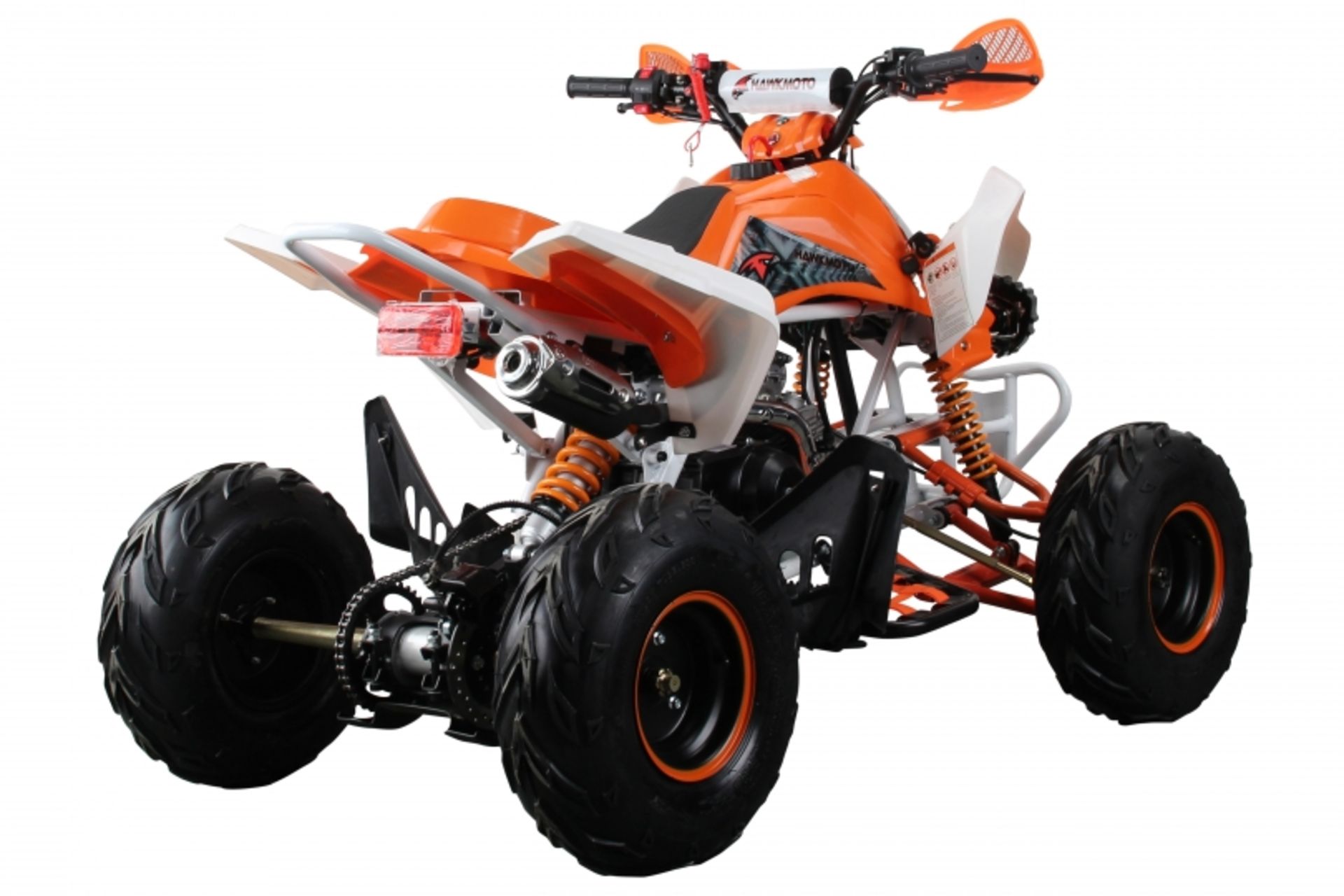 V Brand New 125cc Interceptor SV2 4 Stroke Quad Bike With Reverse Gear - Double Front Suspension/ - Image 3 of 4