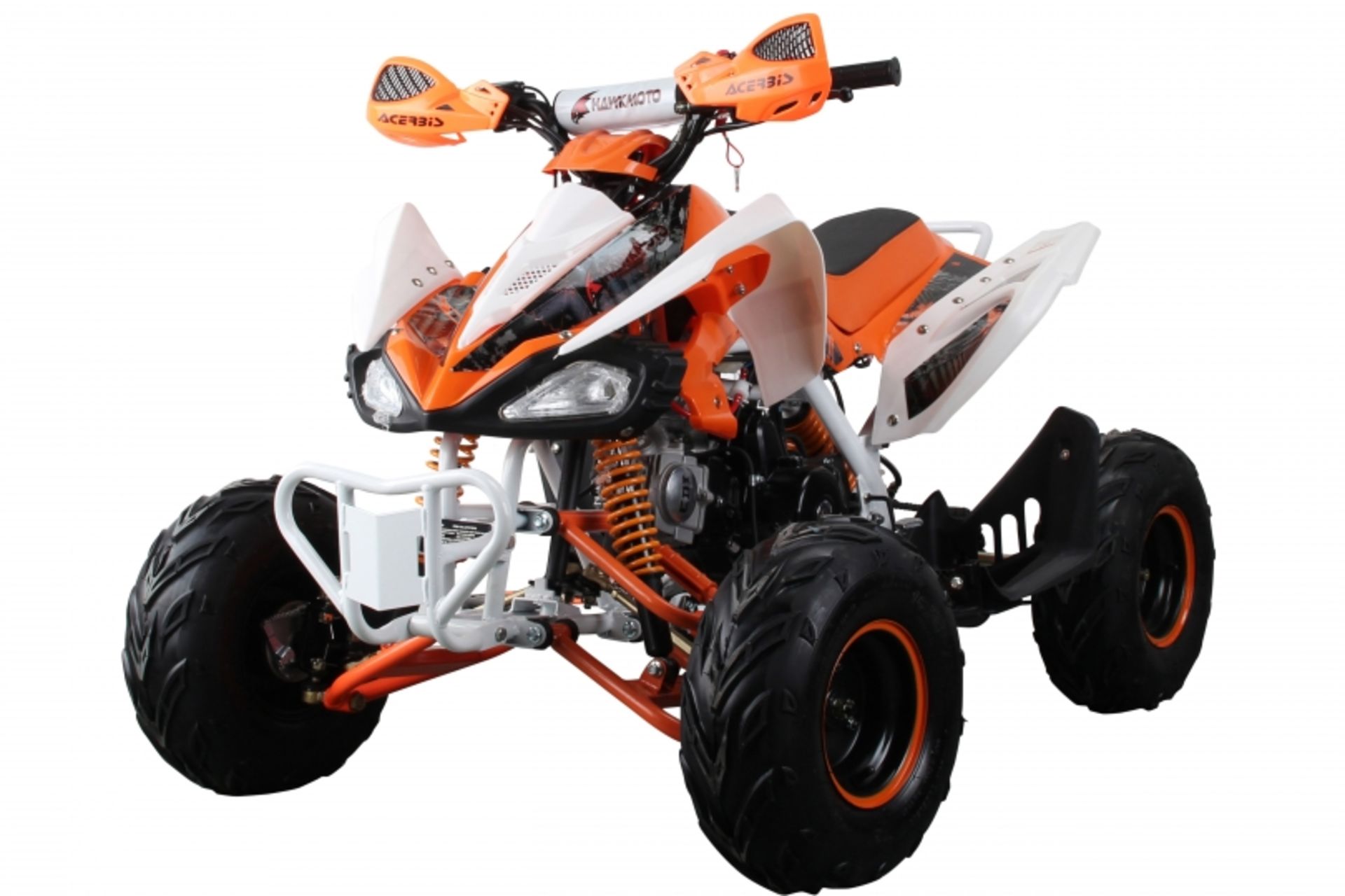 V Brand New 125cc Interceptor SV2 4 Stroke Quad Bike With Reverse Gear - Double Front Suspension/ - Image 2 of 4