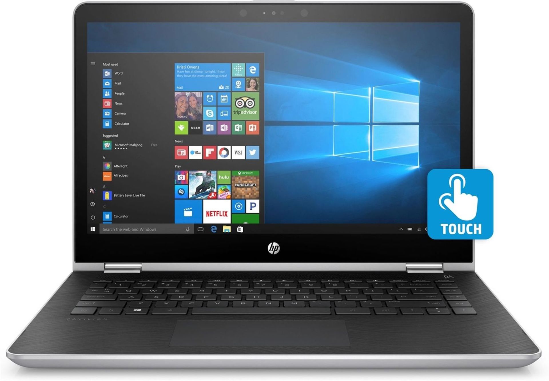 V Grade A HP Pavilion X360 14-BA104NA Convertible Laptop -