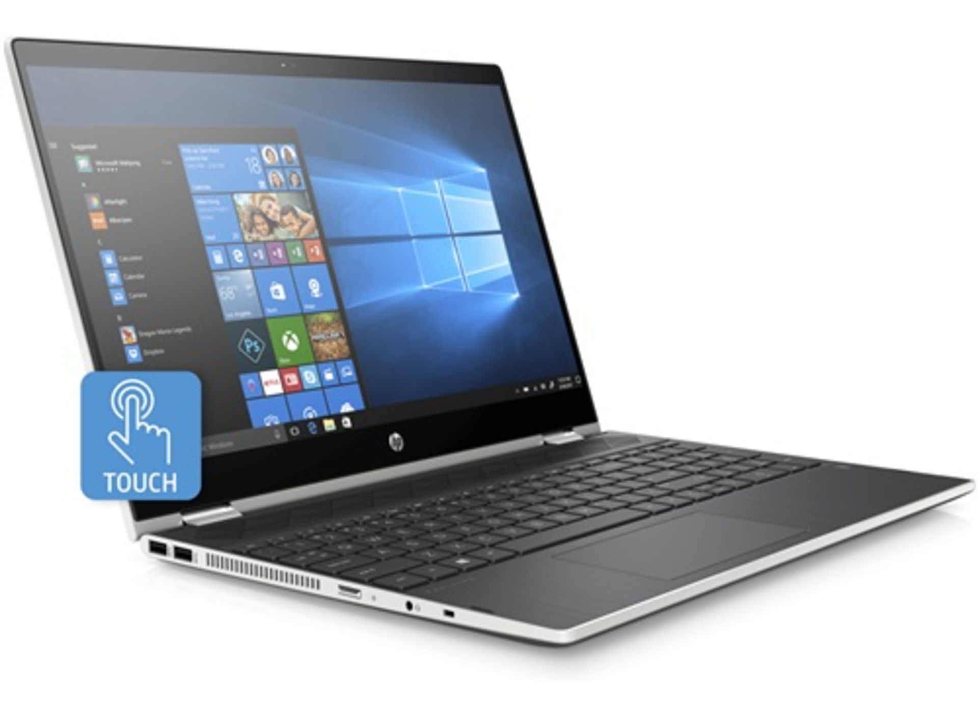 V Grade A HP Pavilion X360 15.6" Convertible Laptop - Dual Core 2.3Ghz - 4GB Ram - 1TB HD -