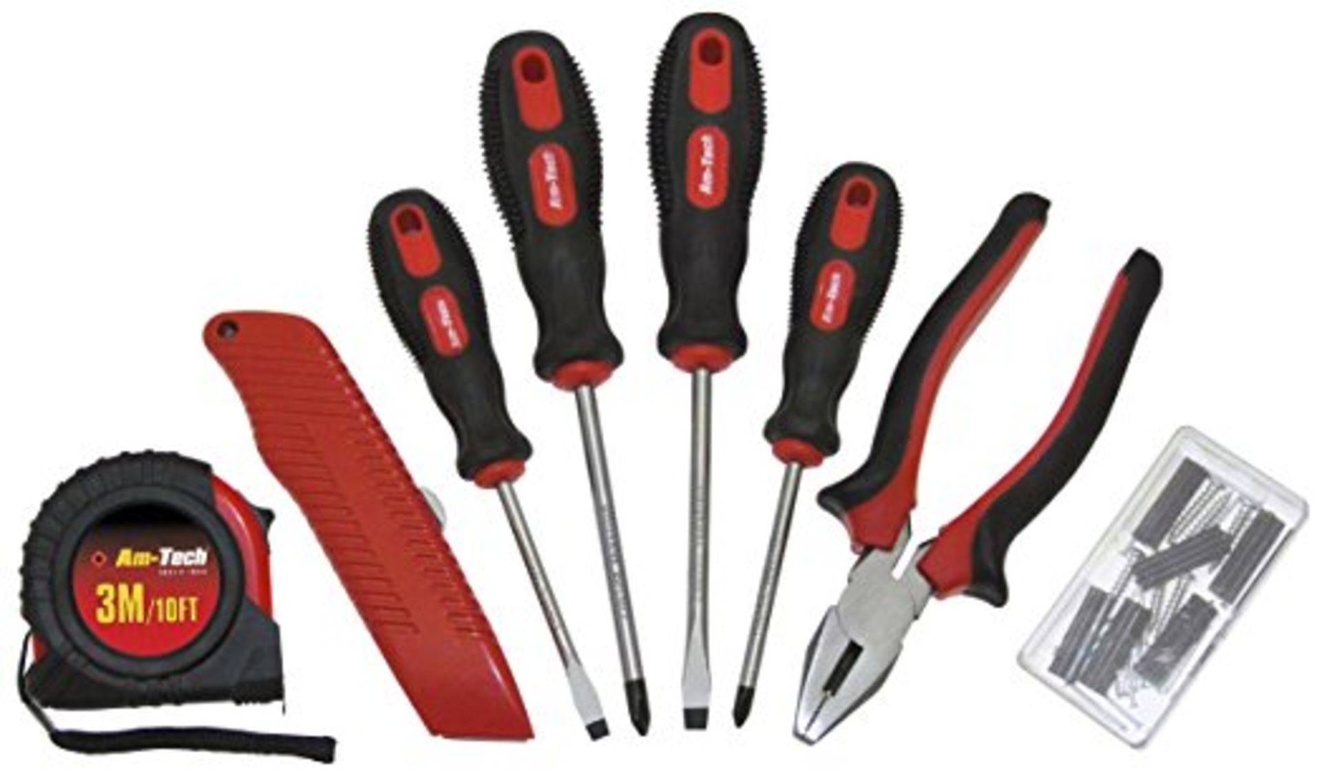V Brand New Forty Three Piece Household Tool Set Inc Pliers, Screwdrivers Etc