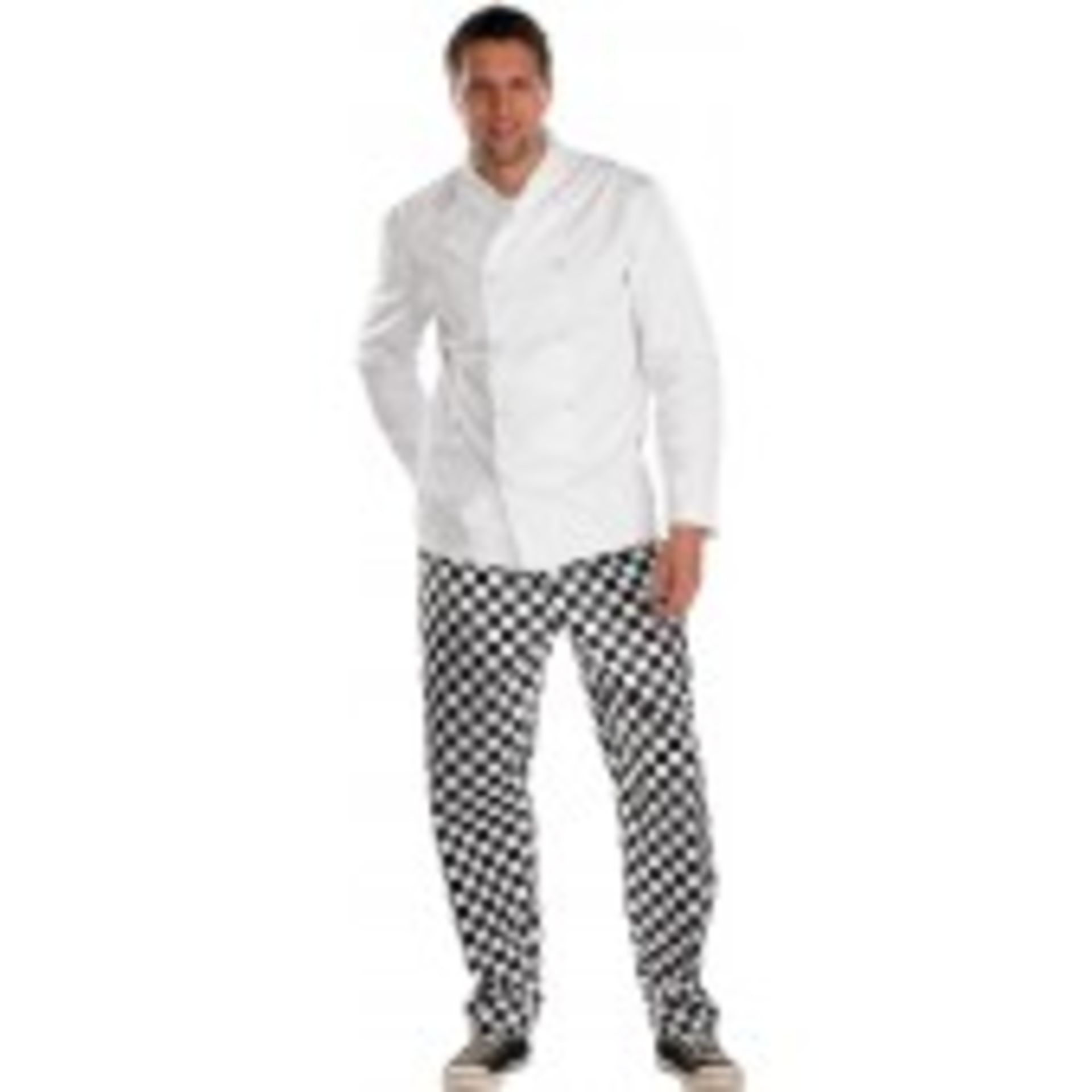 V Grade A Two Fairline Chefs Trousers Unisex Fit Size M