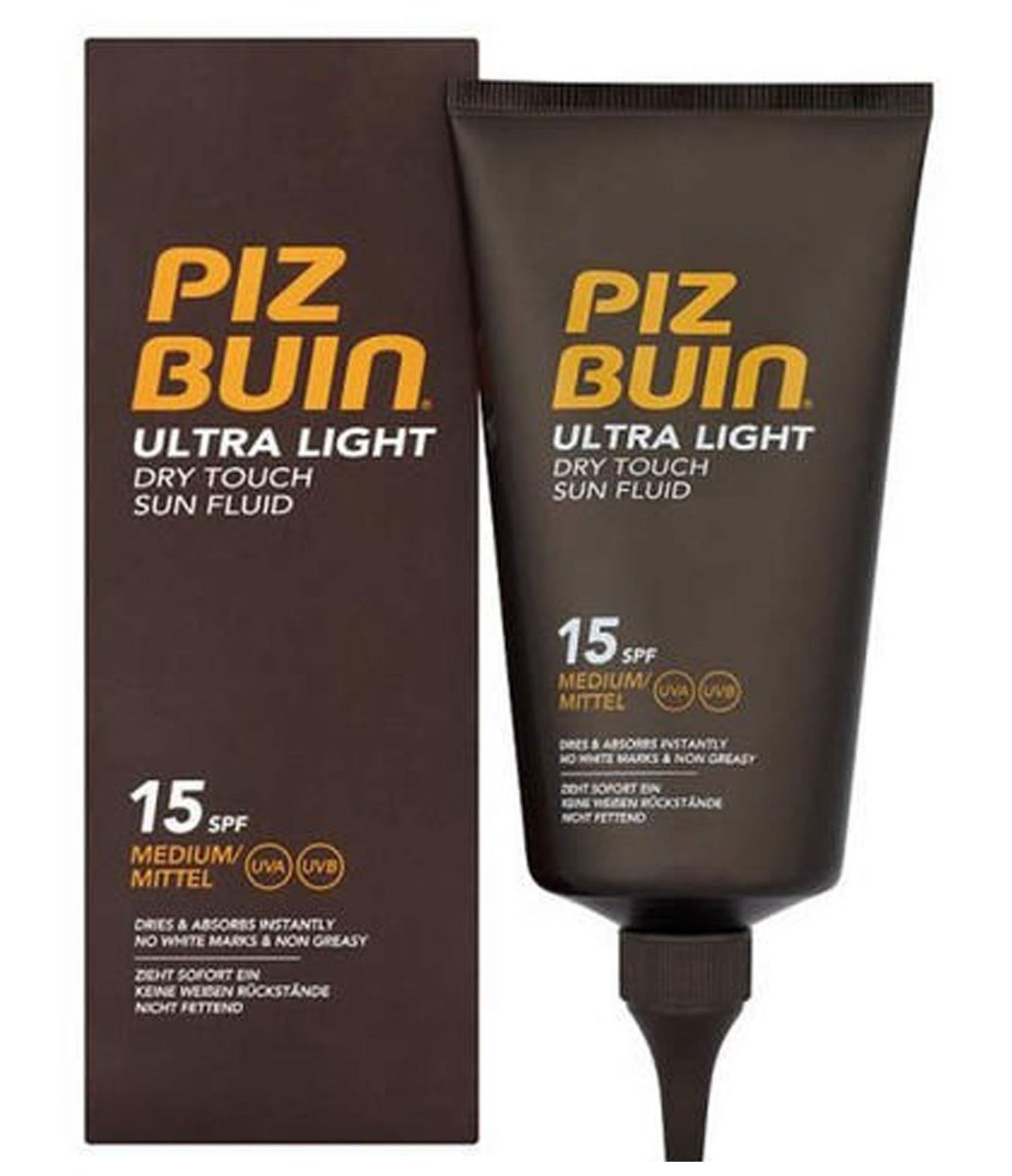 V Brand New Piz Buin Ultra Light Sun Fluid SPF15 150ml