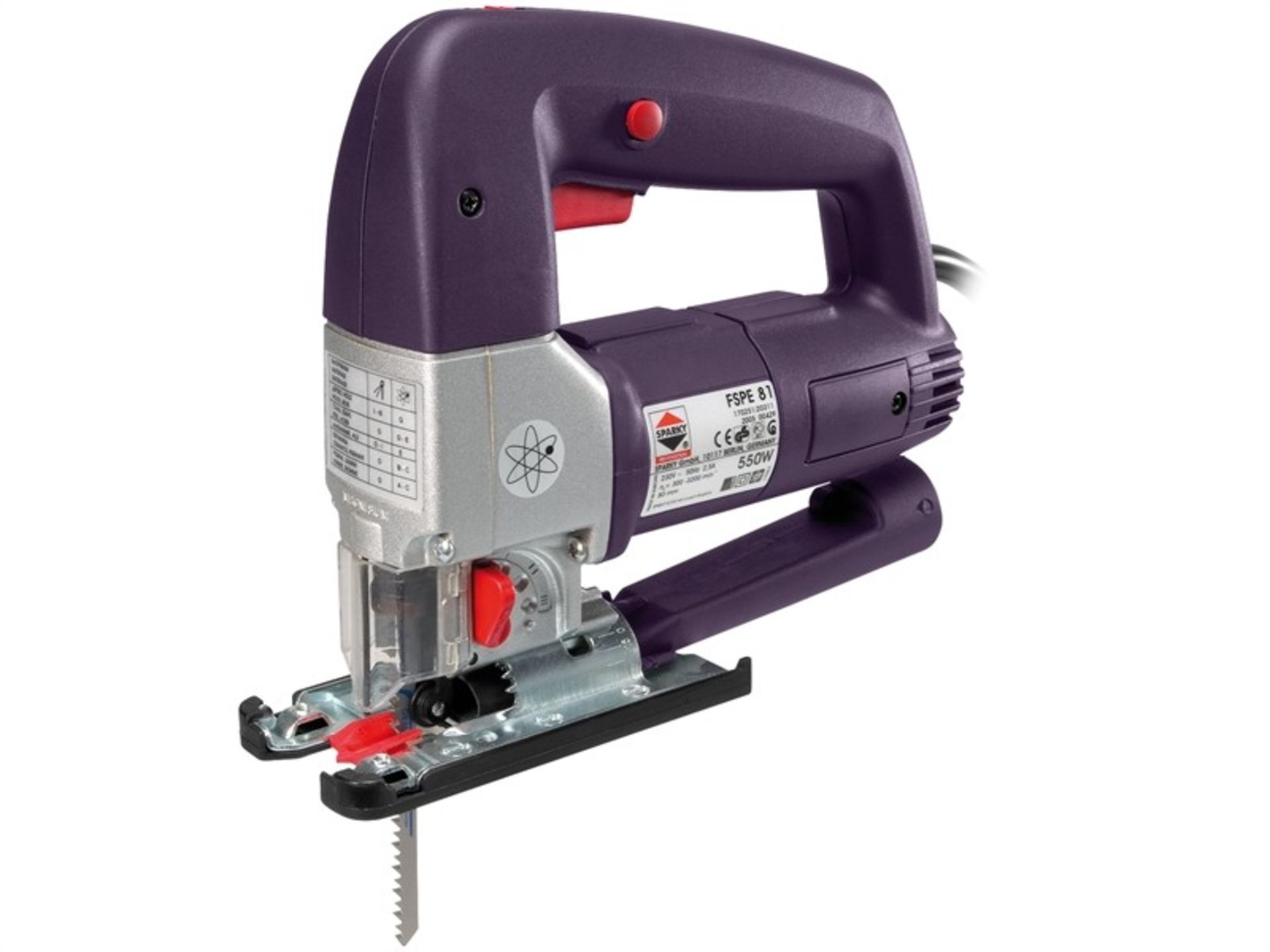 V Brand New Sparky FSPE81 Professional Pendulum Action 110v/550w Jigsaw With 3 Position Adjustable