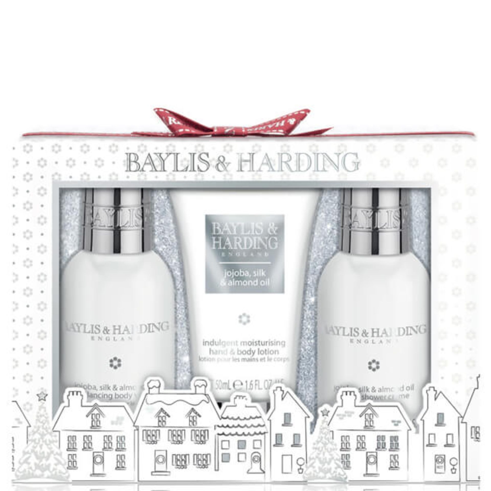 V Brand New Baylis & Harding Jojoba Silk & Almond Oil Three Piece Set - Online Price £8.00 (Zavvi)