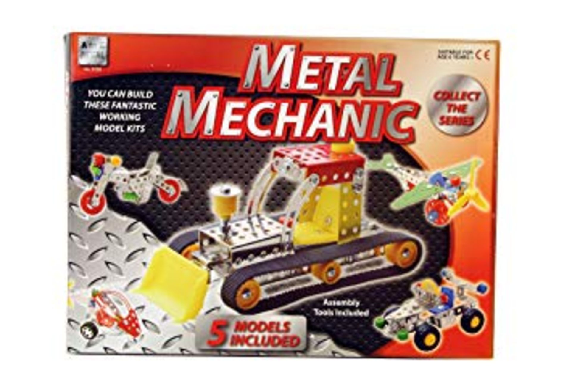 V Brand New Meccano Type Construction Kit (Five Models) - Large Kit