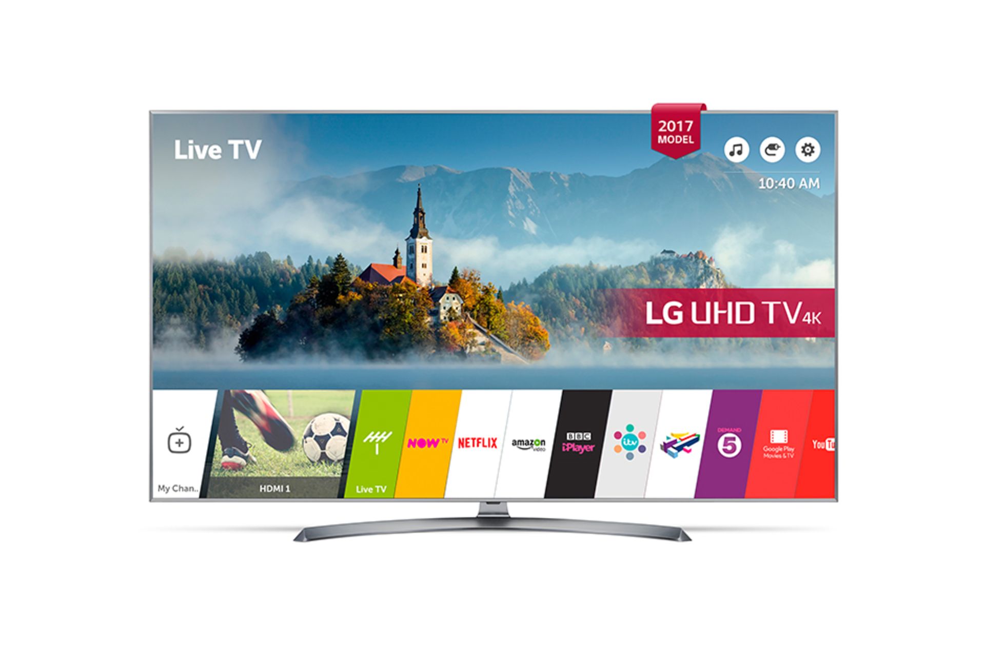 V Grade A LG 65 Inch ACTIVE HDR 4K ULTRA HD LED SMART TV WITH FREEVIEW HD & WEBOS 3.0 & WIFI - ULTRA