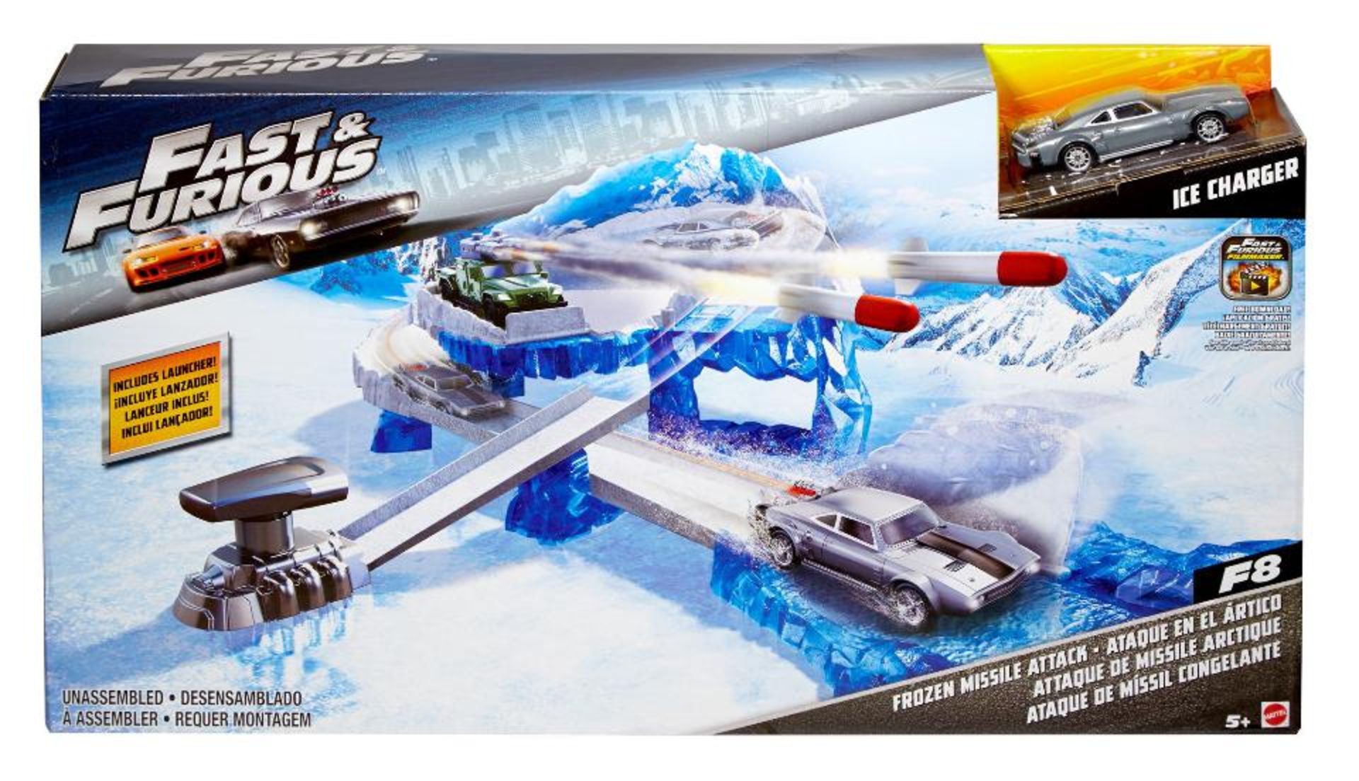 V Brand New Fast and Furious Frozen Missile Attack - Car Styles May Vary - Online Price £28.33