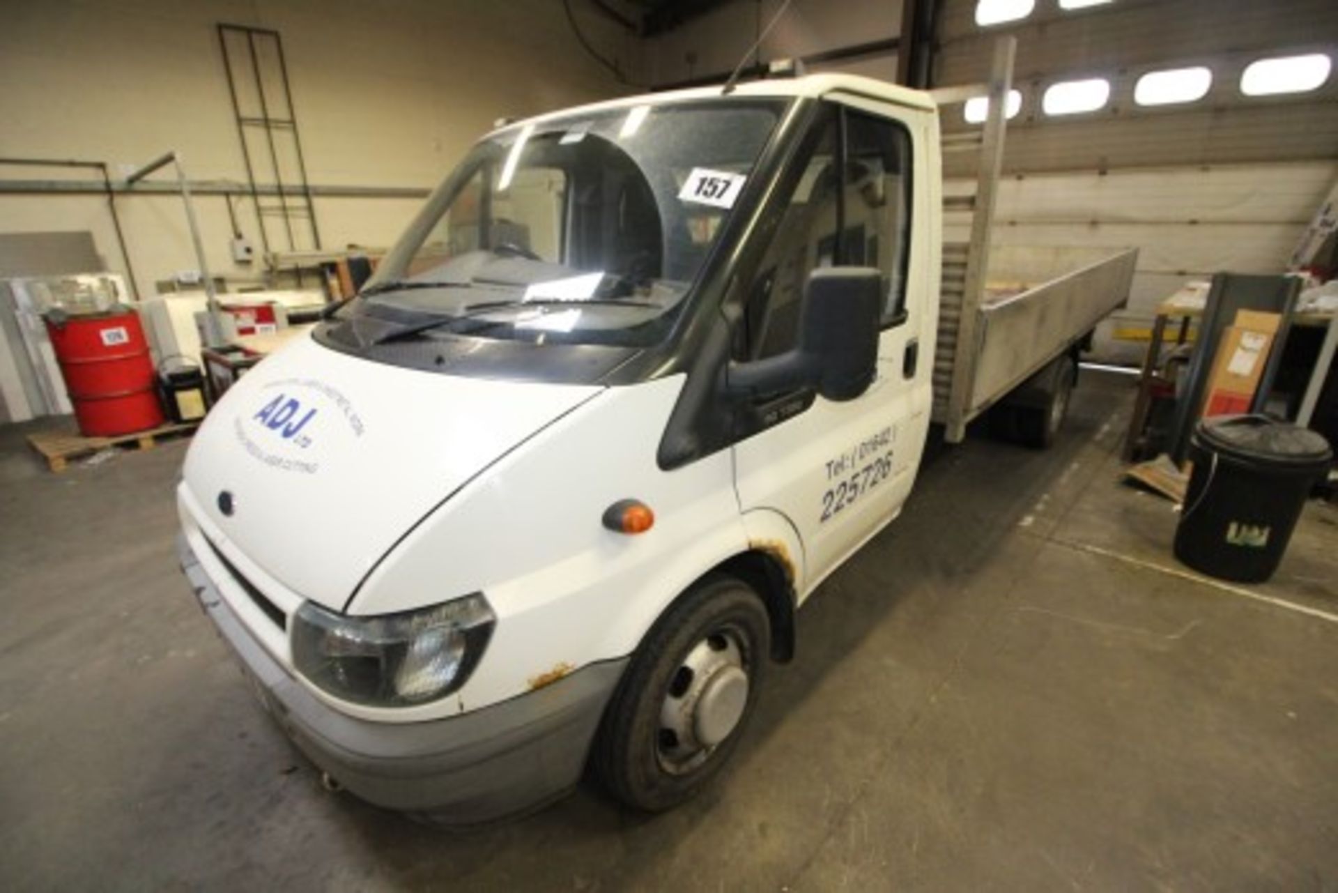 FORD TRANSIT 90 T350 TWIN WHEEL DROPSIDE PICK-UP, REGISTRATION NO. YA02 GEX, RECORDED MILEAGE 154,