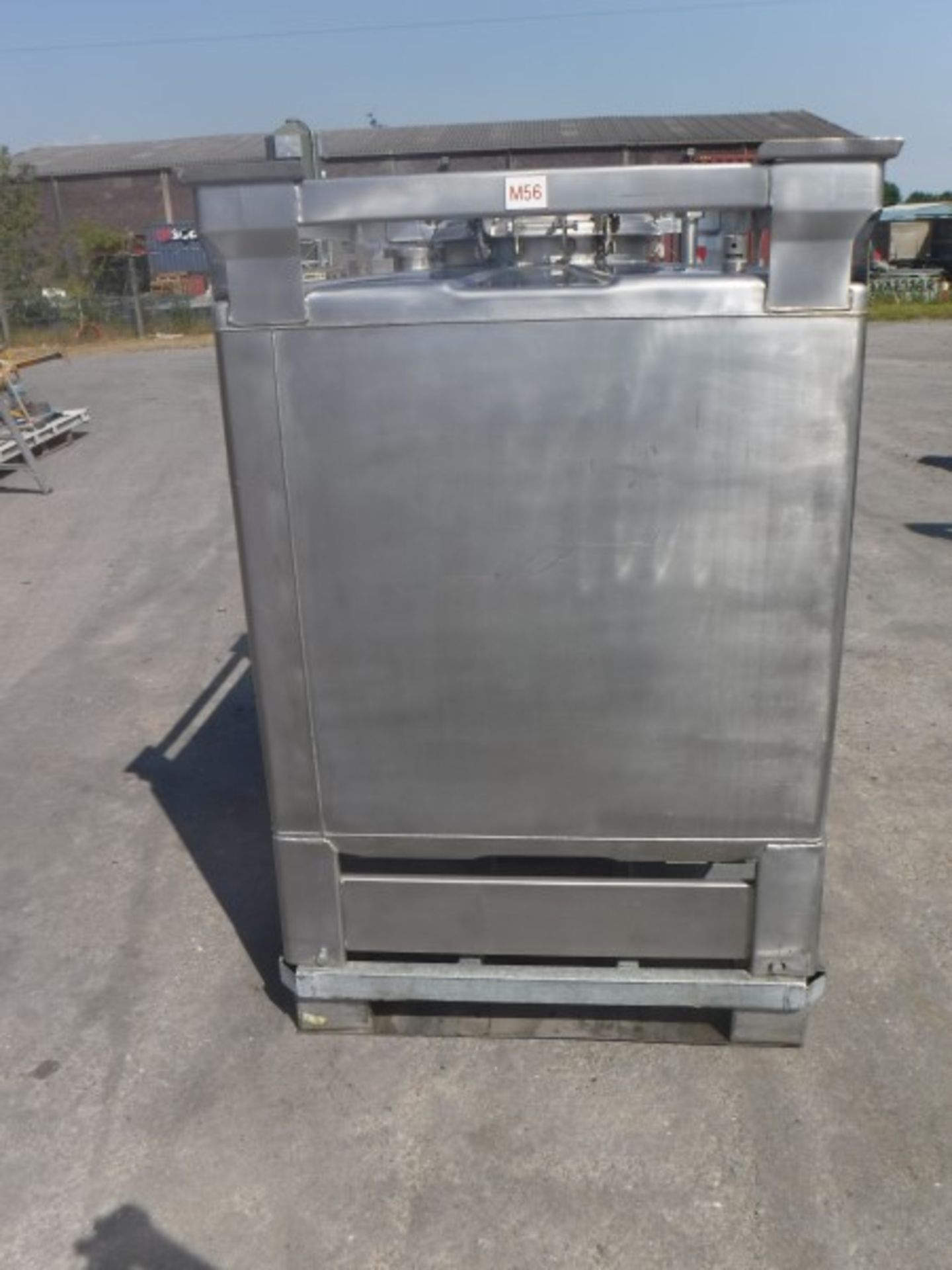 Stainless Steel IBC, 950 litres, Inspection Cover, 2 Filling Points and Pressure release Valve. 1 - Image 2 of 7