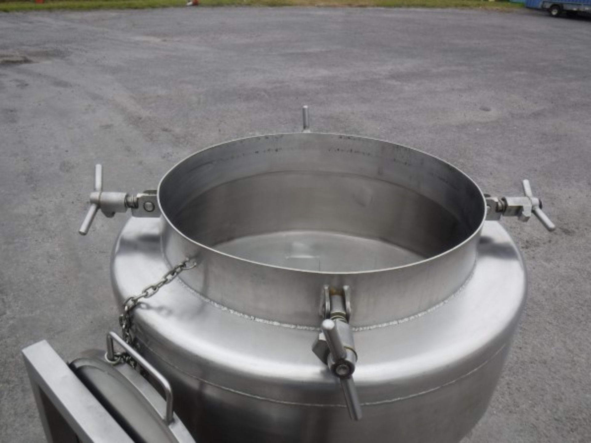 Stainless Steel 150 Litre Mobile Vessel, Outlet 1 1/2 inch RJT, Overall Height : 1400 mm, fitted - Bild 7 aus 7