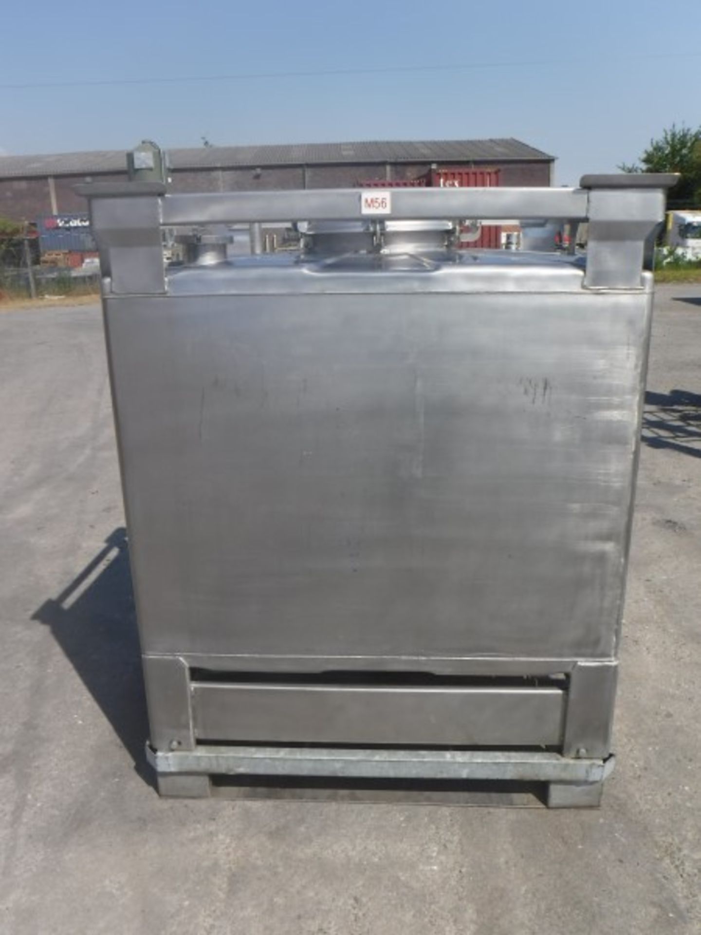 Stainless Steel IBC, 950 litres, Inspection Cover, 2 Filling Points and Pressure release Valve. 1 - Image 3 of 7