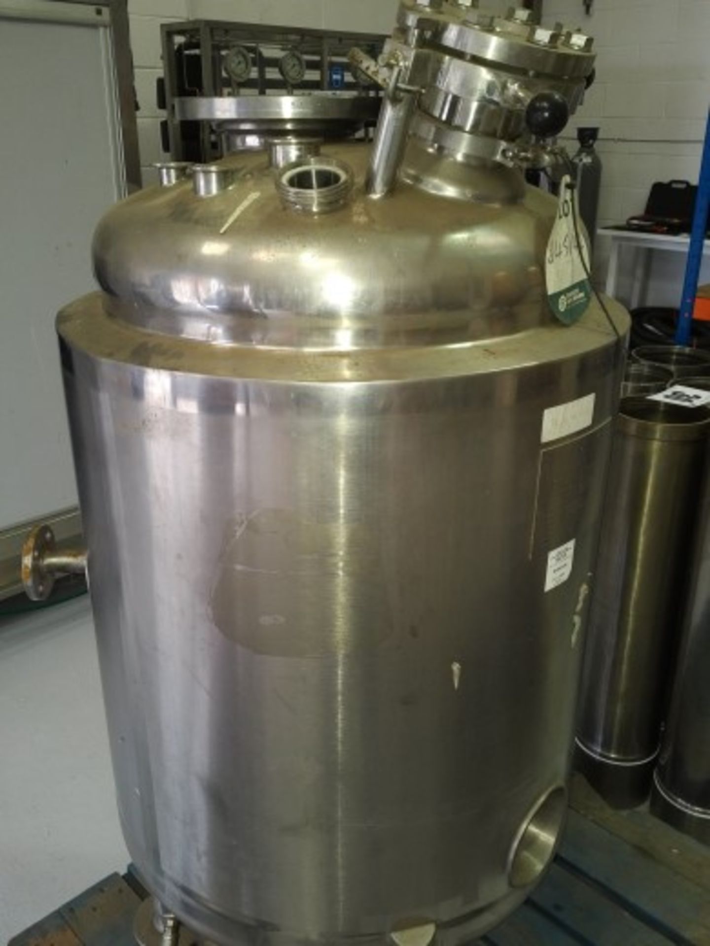 SAPHIRE ENGINEERING, YEAR OF MANUFACTURE 1993, 200L STAINLESS STEEL CASED CYLINDRICAL PRESSURE - Image 2 of 2