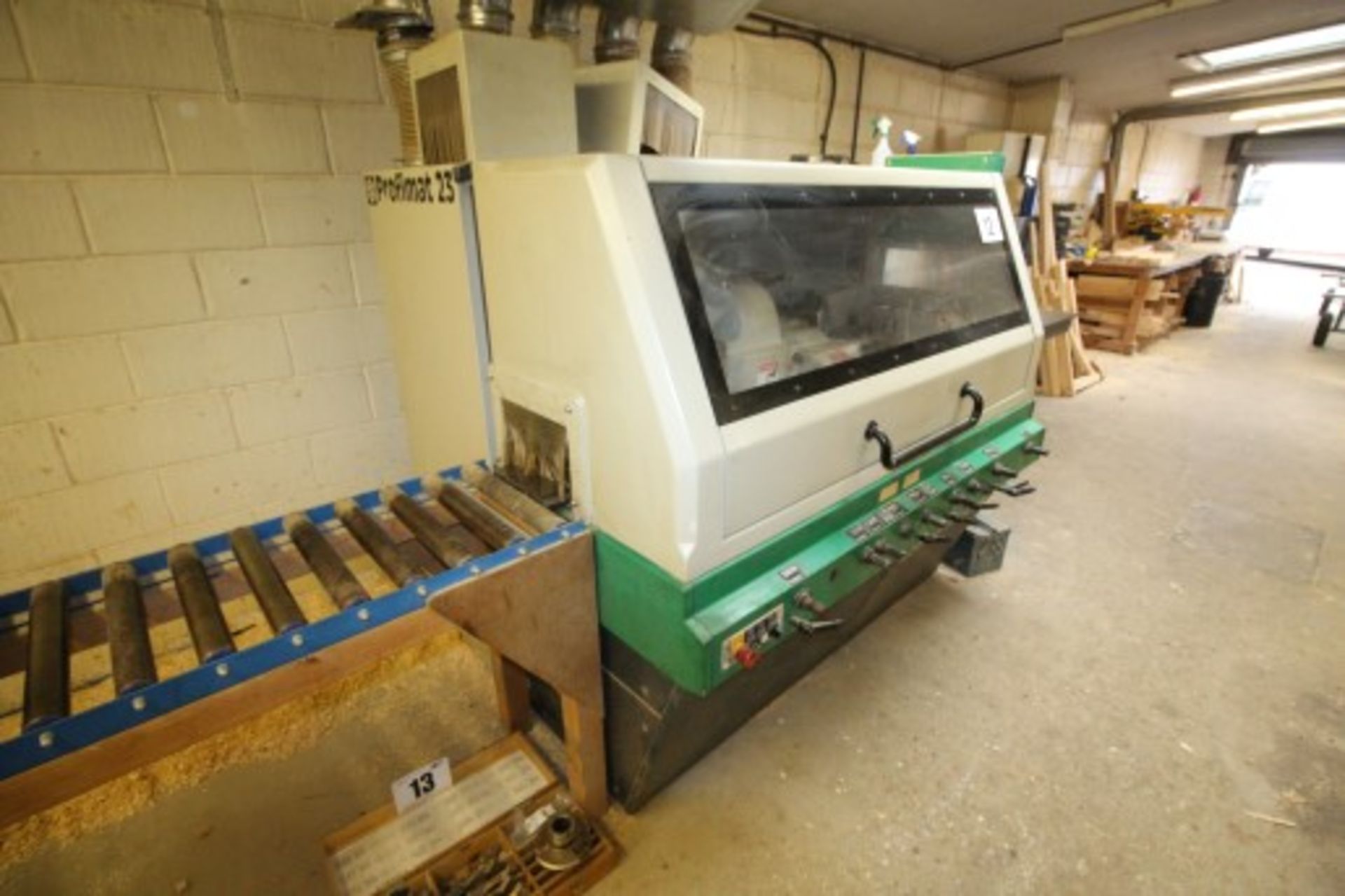 WEINIG PROFIMAT 23, 5-HEAD MOULDER, YEAR OF MANUFACTURE 1996, SERIAL NUMBER: 123-2570 COMPLETE - Image 2 of 5