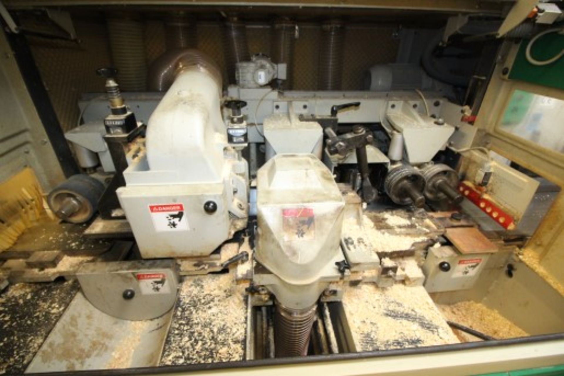 WEINIG PROFIMAT 23, 5-HEAD MOULDER, YEAR OF MANUFACTURE 1996, SERIAL NUMBER: 123-2570 COMPLETE - Image 3 of 5