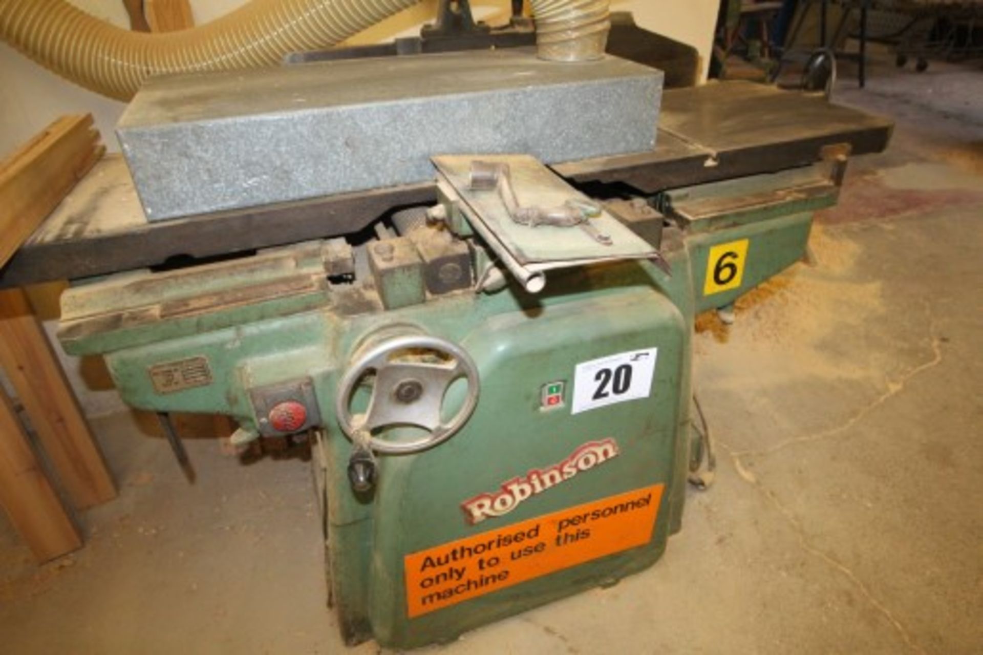 ROBINSON 16INCH PLANER THICKNESSER, MACHINE NUMBER: 317, TYPE EW/T, SIZE 16INCH x 9INCH