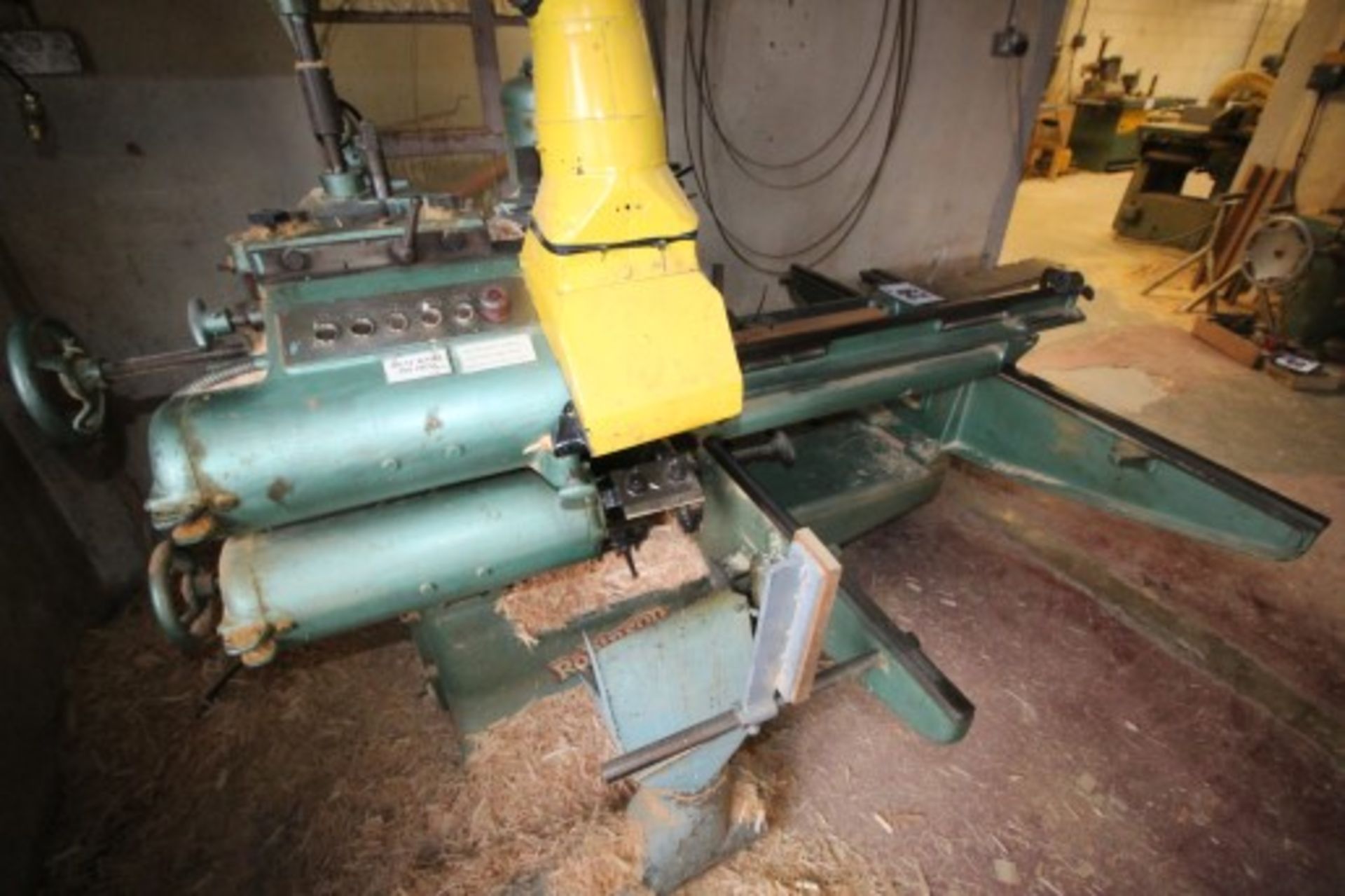 ROBINSON 5-HEAD TENONING MACHINE, MACHINE NUMBER: 409, TYPE RP E, SIZE 15INCH x 6INCH, COMPLETE WITH - Image 2 of 2