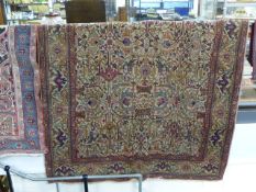 Large Persian style red ground rug