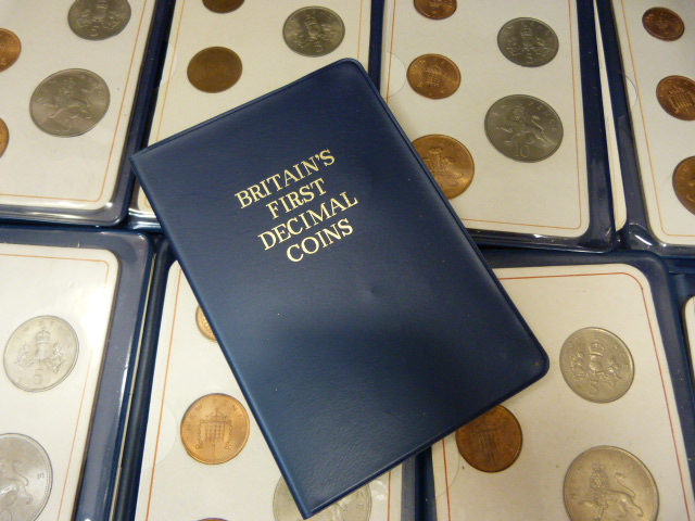 13 Sets of Britains First Pre-Decimal coins, all in blue outer cases - Image 3 of 4