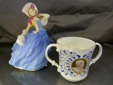 Royal Doulton - Lady 'Autumn Breezes' HN 3736 with original box and certificate of Authenticity