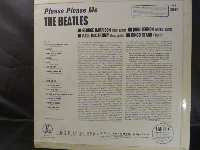 The Beatles: Please Please Me - Parlophone PCS 3042 UK 1963 stereo Album YEX-94 and YEX-95 1st - Image 18 of 24