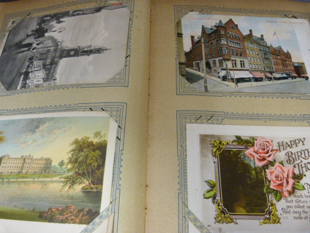 Vintage Postcard album containing mainly Victorian Postcards. To include Comical, and some of - Image 4 of 22