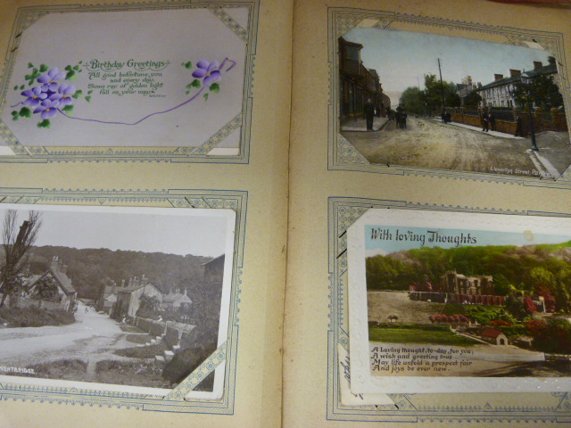 Vintage Postcard album containing mainly Victorian Postcards. To include Comical, and some of - Image 9 of 22