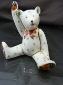 Royal Crown Derby Bear - no box, Red stamp to base 1997