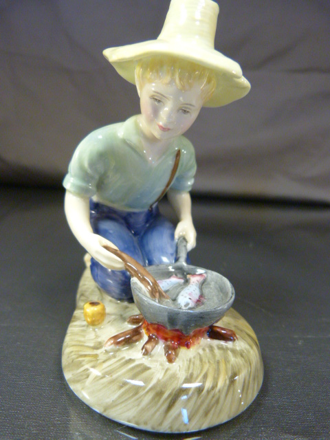 Royal Doulton 'River Boy' figure HN 2128 and one other - Image 2 of 6