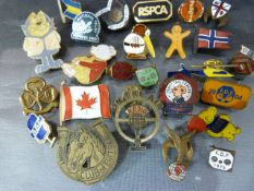 Collection of unusual Lapel badges and brooches all in enamel. To include Girl Guides, BBC