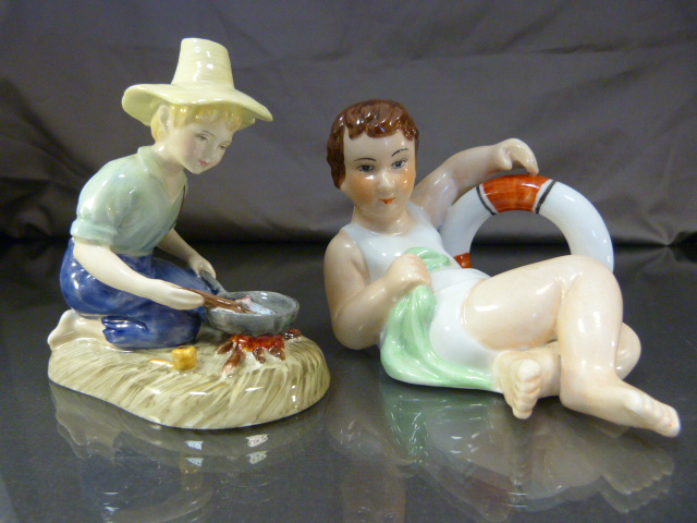 Royal Doulton 'River Boy' figure HN 2128 and one other