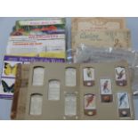 Collection cigarette cards in albums by John Player & Wills and others with a small quantity of