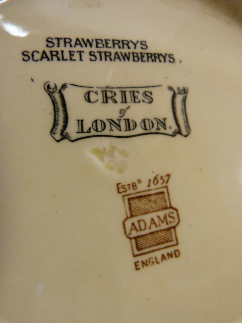 Set of 11 wall plates depicting the 'Cries of London' Some with extensive damage. - Image 21 of 21