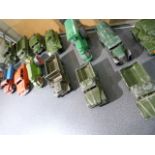 Qty of Dinky Meccano unboxed Military vehicles