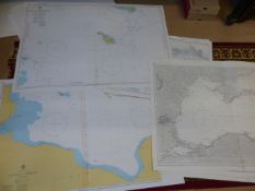 Large Collection of Nautical Charts mostly from around the Mediterranean - approx 100+