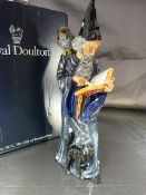 Royal Doulton figure of 'The Wizard' with original box. HN2877. Condition Report - no chips or