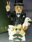 Kevin Francis - Winston Spencer Churchill 50th Anniversary of V.E Day no.564/750 with original box