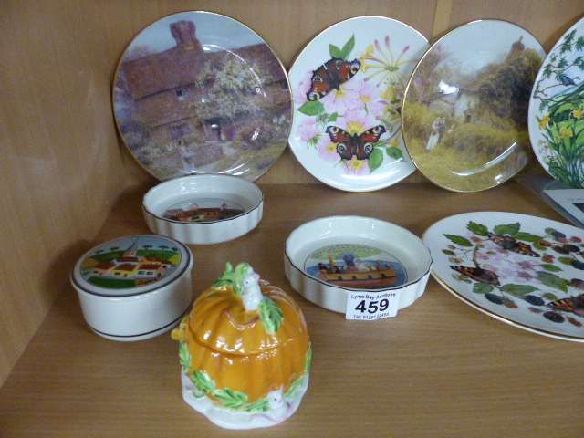 Collection of Villeroy and Boch 'Naif' pin tray and pin pot, along with a Coalport Pumpkin and Royal - Image 2 of 3