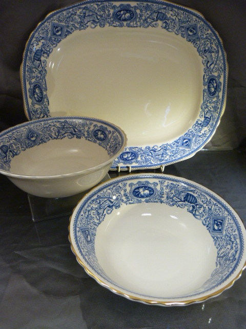 Mulberry Collectables - unusual selection of blue and White china 'Mulberry' pattern to include