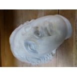 Plaster bust of a man