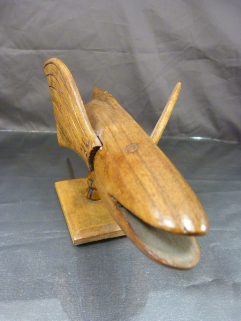 Carved Wooden fish raised on a rectangular plinth. From Pitcairn Island (British Overseas Territory) - Image 5 of 7