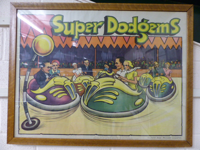 A large poster "Super Dodgems" - Image 3 of 4