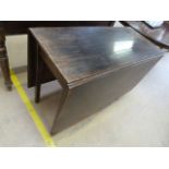 Oak drop leaf table