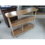 Ercol Blonde windsor stickleg bookcase