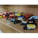 Quantity of various die cast toy cars