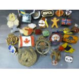 Collection of unusual Lapel badges and brooches all in enamel. To include Girl Guides, BBC