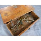 Set of Apothecary antique scales in a De Grave Short & Co box (incomplete)