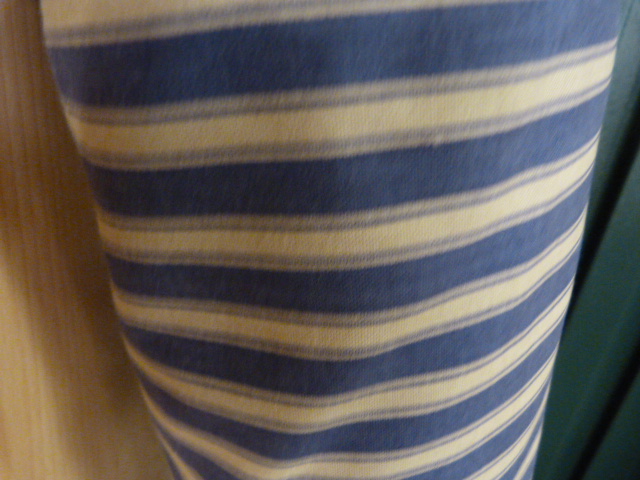 35.8m of Blue Sanderson 100% cotton striped fabric - Image 3 of 3